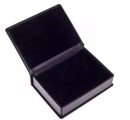Rectángulo de cuero FSC de la PU de regalo del terciopelo del ODM de la madera contrachapada superior de la caja