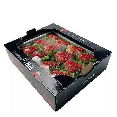 Art Paper C1S Cartón corrugado Cajas de fresas Laminación mate
