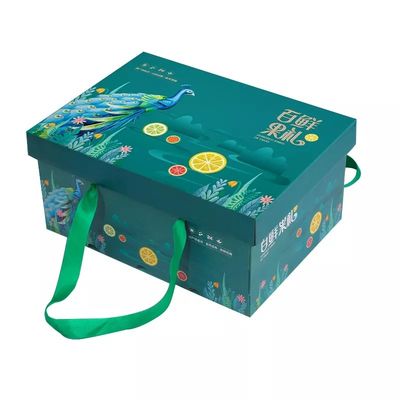Caja de embalaje vegetal de empaquetado impresa de encargo del ODM del OEM de las cajas de la fruta