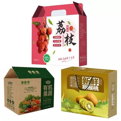 Las cajas modificadas para requisitos particulares de la fruta y de cartón de Veg acanalaron rectángulo