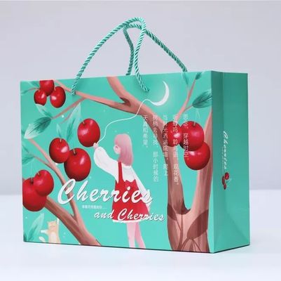 Cajas de cartón vegetales respetuosas del medio ambiente de la fruta CMYK/color de Pantone