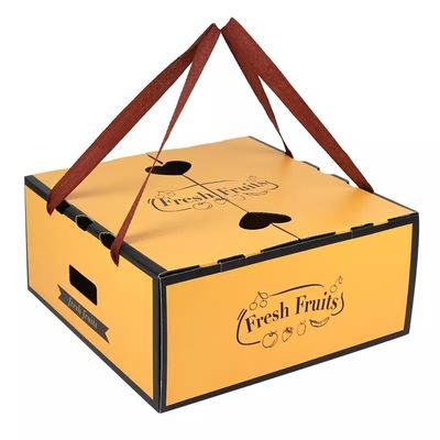 Cajas de envío de impresión de encargo vegetales del cartón de las cajas de embalaje de la cartulina para la fruta