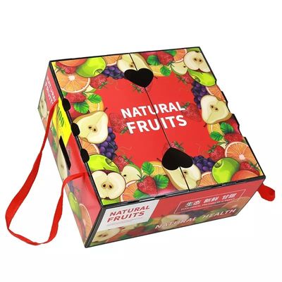 Cajas de envío de impresión de encargo vegetales del cartón de las cajas de embalaje de la cartulina para la fruta