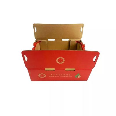 La cartulina acanalada caja de embalaje CMYK que imprime las cajas de empaquetado de la fruta y verdura