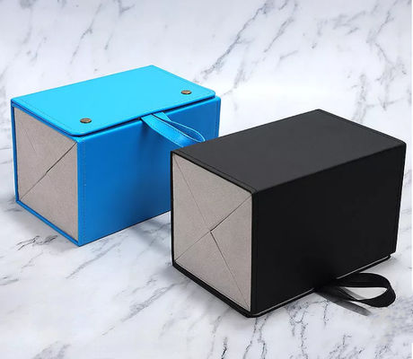 SGS exquisito de cuero de la caja de regalo de las gafas de sol de la caja de joyería de la PU del ODM