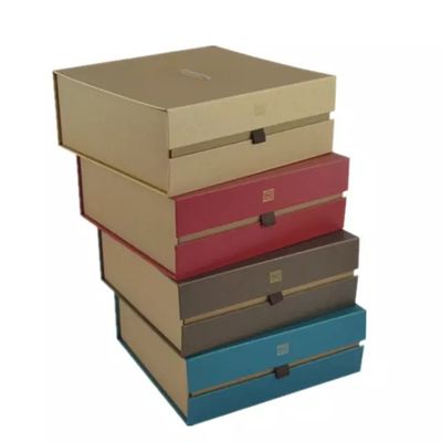 Cajas de regalo de encargo reciclables de la joyería de las cajas de embalaje de la cartulina del color de CMYK/de Pantone
