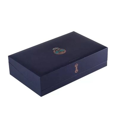 Lujo rígido de la cubierta de las cajas de embalaje de la cartulina para el té del café