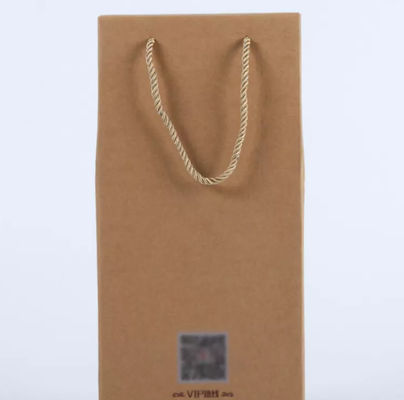 Las cajas de embalaje de la cartulina de encargo de la botella, caja de empaquetado de papel del vino para llevan