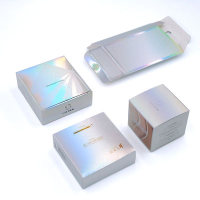 Cajas de regalo del paquete plano de la pendiente, caja de empaquetado olográfica con Front Lock