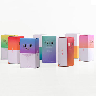 Recepción de encargo del OEM de los materiales de Logo Cosmetic Packaging Box Recycled