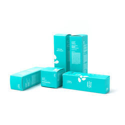 Color de encargo de empaquetado de papel cosmético mate/brillante de la caja
