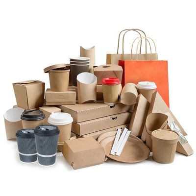 ODM de papel modificado para requisitos particulares para llevar FSC de la caja de la caja del acondicionamiento de los alimentos/de la comida de Kraft