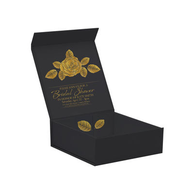 Caja de empaquetado plegable magnética reciclable del regalo de la ropa de la cartulina CMYK de la caja de regalo