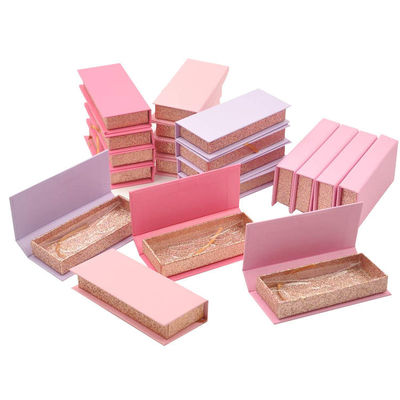 Caja de empaquetado de la pestaña de encargo de Mink Lash Boxes Recycable Private Label