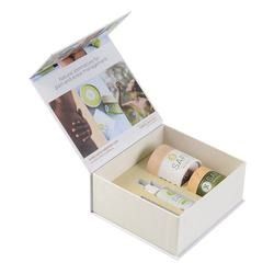 Caja de regalo magnética plegable de empaquetado cosmética de la caja del cuadrado de Elegent