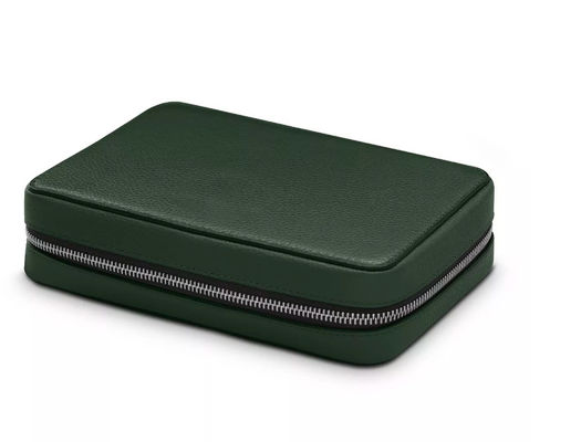 SGS multifuncional de Box del organizador del viaje de la caja de cuero de la PU de los compartimientos