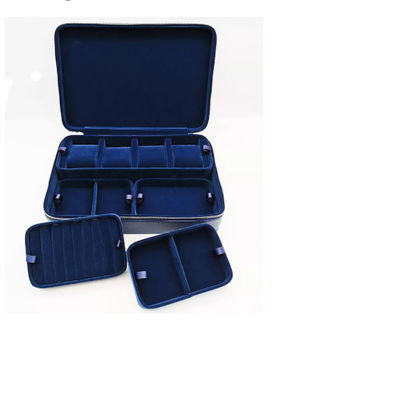 Caja de reloj de cuero de la caja de joyería del viaje de la cartulina de la caja de la PU del ODM ISO9001