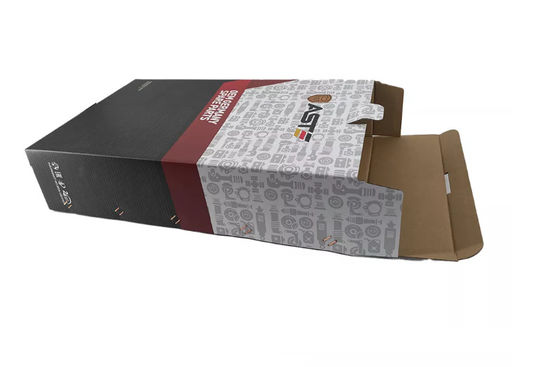 Piezas de automóvil impermeables a la grasa que empaquetan la caja de papel de gama alta biodegradable CMYK de la caja