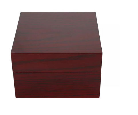 Cajas de empaquetado del reloj REAL para de madera brillante hecho a mano del regalo alto