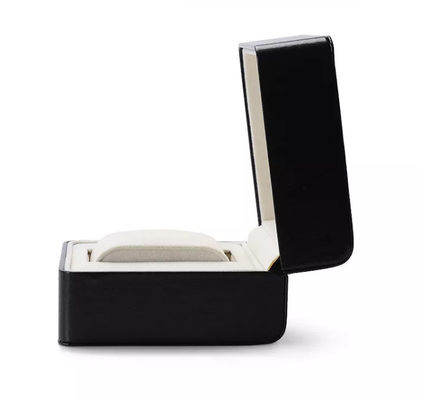 Caja de reloj de cuero de empaquetado de la PU de la caja ISO del reloj de encargo del tamaño