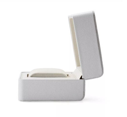 Caja de reloj de cuero de empaquetado de la PU de la caja ISO del reloj de encargo del tamaño