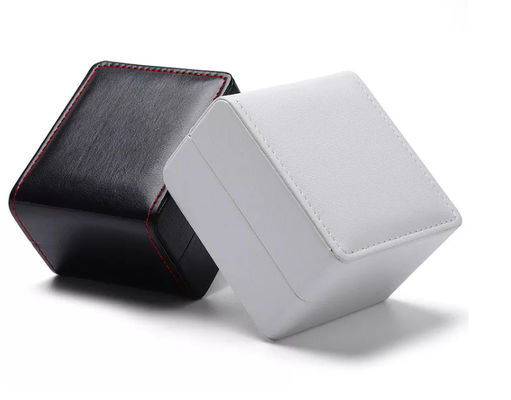 Caja de reloj de cuero de empaquetado de la PU de la caja ISO del reloj de encargo del tamaño