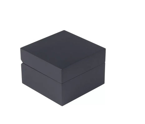 Cuadrado negro modificado para requisitos particulares del cuero de Matte Single Watch Boxes Pu de madera