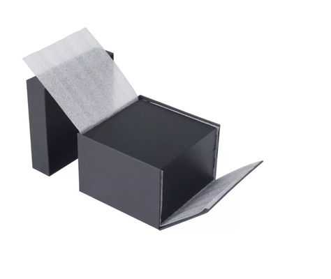 Cuadrado negro modificado para requisitos particulares del cuero de Matte Single Watch Boxes Pu de madera