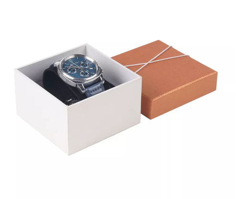 Caja de reloj de papel amistosa de empaquetado de Eco de la caja del reloj ISO9001