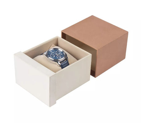 Caja de reloj de empaquetado del papel de regalo de la caja del reloj del ISO con el cajón