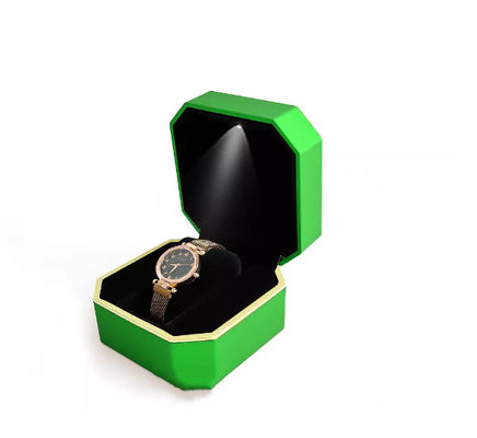 Caja de reloj llevada hecha a mano de empaquetado de la caja del reloj del octágono del OEM