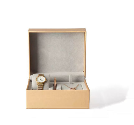 Terciopelo de gama alta de empaquetado el 15*13*7.6cm de la caja del reloj de Ruizhuo