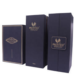 Laminación brillante de empaquetado de las cajas de vino de la botella de regalo de las cajas del whisky REAL de la VODKA