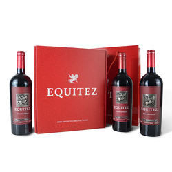 Cajas de empaquetado del anuncio publicitario del vino de las cajas de regalo de la botella de vino de la cartulina para 3 paquetes de la botella