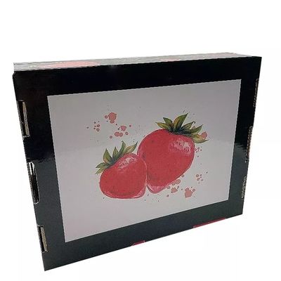 Art Paper C1S Cartón corrugado Cajas de fresas Laminación mate