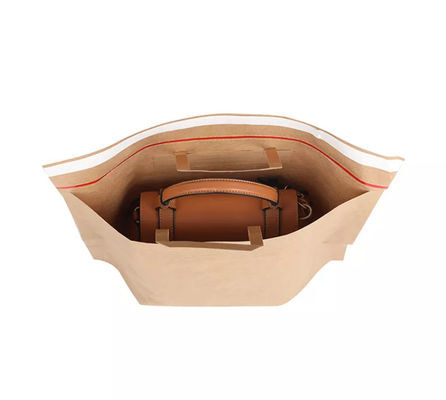 La bolsa de asas biodegradable ISO del papel de Kraft del bolso CMYK Kraft del papel