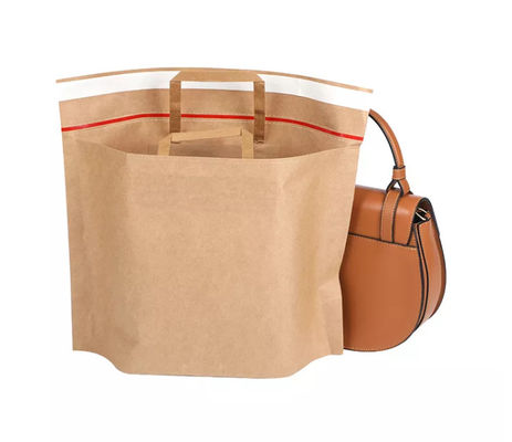 La bolsa de asas biodegradable ISO del papel de Kraft del bolso CMYK Kraft del papel