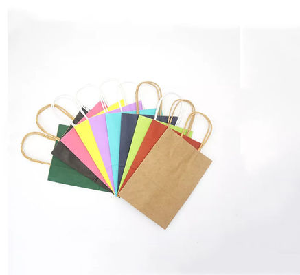 El bolso de empaquetado de Kraft del pan llano recicló colorido impresa biodegradable