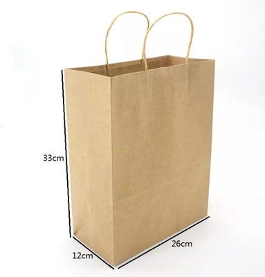 El bolso de empaquetado de Kraft del pan llano recicló colorido impresa biodegradable