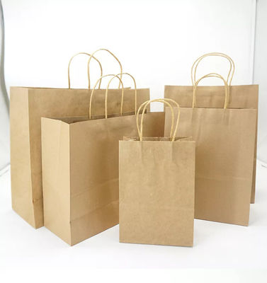 El bolso de empaquetado de Kraft del pan llano recicló colorido impresa biodegradable