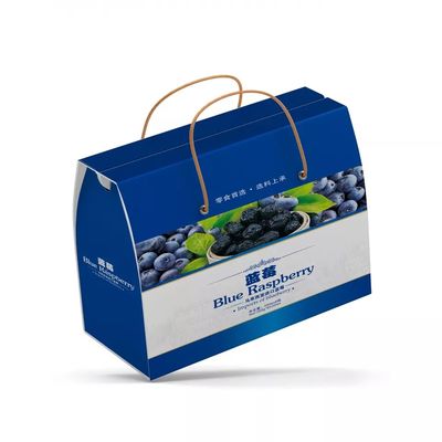 Caja de embalaje Dia9cm*H16cm reciclable de las uvas de la cartulina acanalada