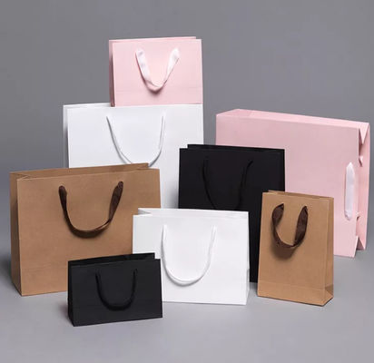 Kraft recicló el bolso de compras de la manija del lazo del cartón de la bolsa