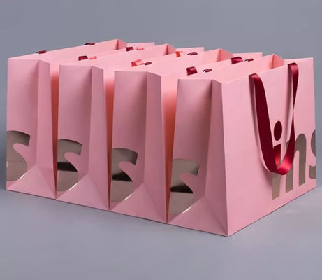 Kraft recicló el bolso de compras de la manija del lazo del cartón de la bolsa