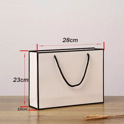 Bolso de papel reciclable ISO del regalo de la manija de la cuerda de la cartulina del bolso de Kraft