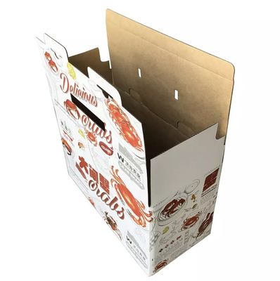 Caja acanalada de empaquetado del cartón de la fruta de 5 de la capa cajas de la fruta dura de la cartulina