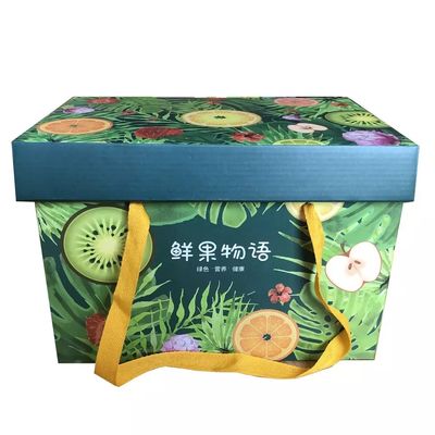 La pared doble acanaló las cajas para la laminación de empaquetado/la grabación en relieve de la fruta