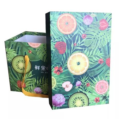La pared doble acanaló las cajas para la laminación de empaquetado/la grabación en relieve de la fruta