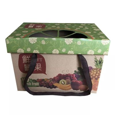 La pared doble acanaló las cajas para la laminación de empaquetado/la grabación en relieve de la fruta