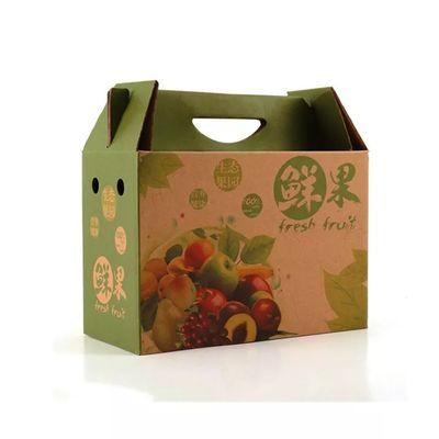 El empaquetado de la fruta de CMYK encajona la caja acanalada por encargo de la fruta