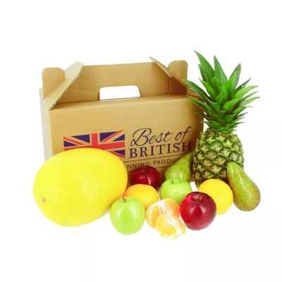 El empaquetado de la fruta de CMYK encajona la caja acanalada por encargo de la fruta